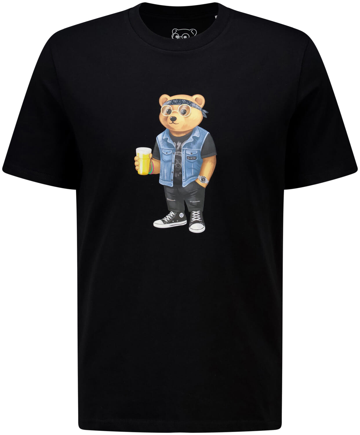 Baron Filou T-shirt CLXXVII Rock Buddy Zwart