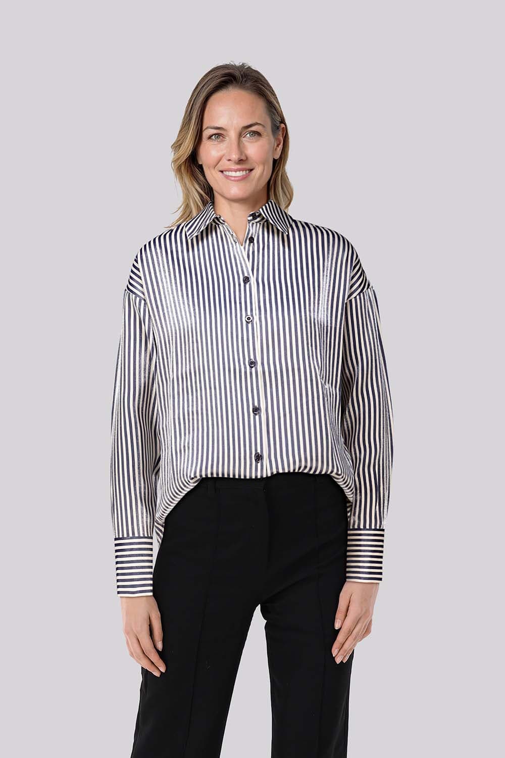 In Shape Blouse Deniz Navy