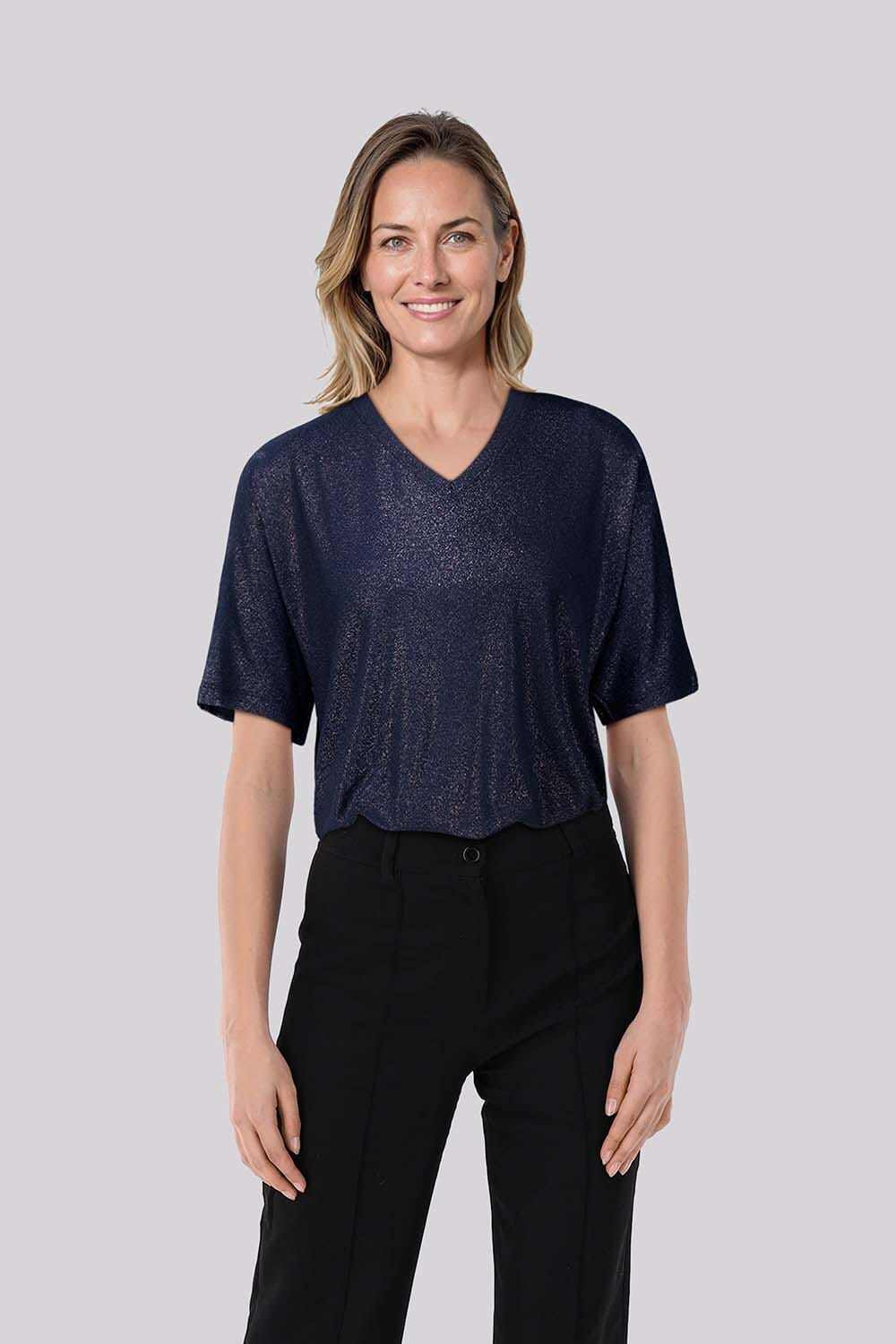 In Shape T-shirt Day Blauw