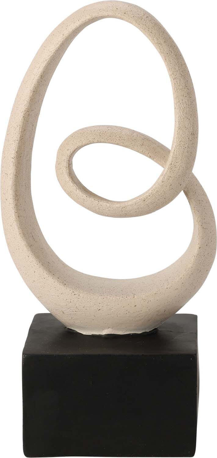 Bomont Collection Ornament rond op voet 120x85x245mm Bruin