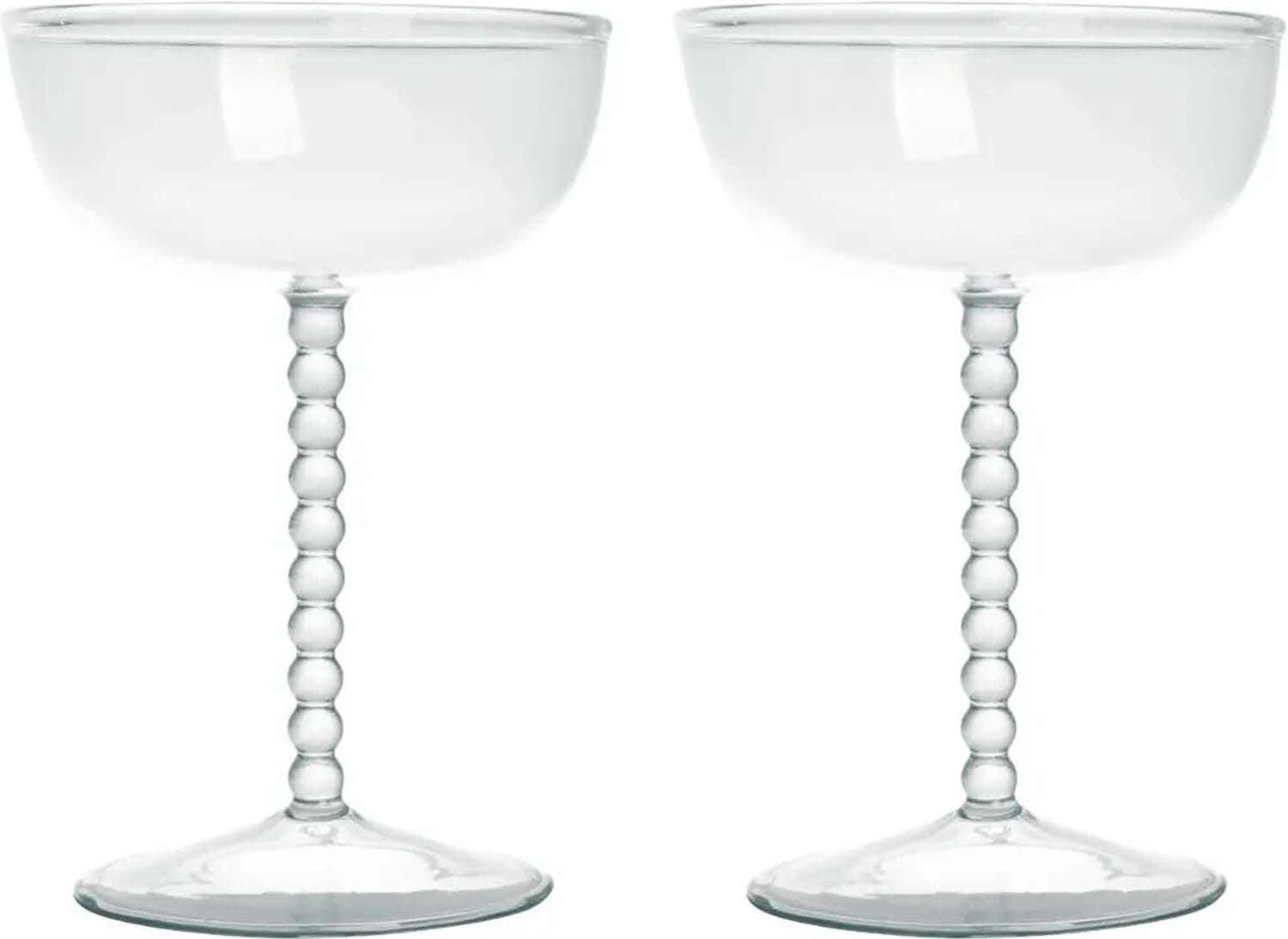 Gusta Cocktailglas Bubbel 130ml S/2 Wit