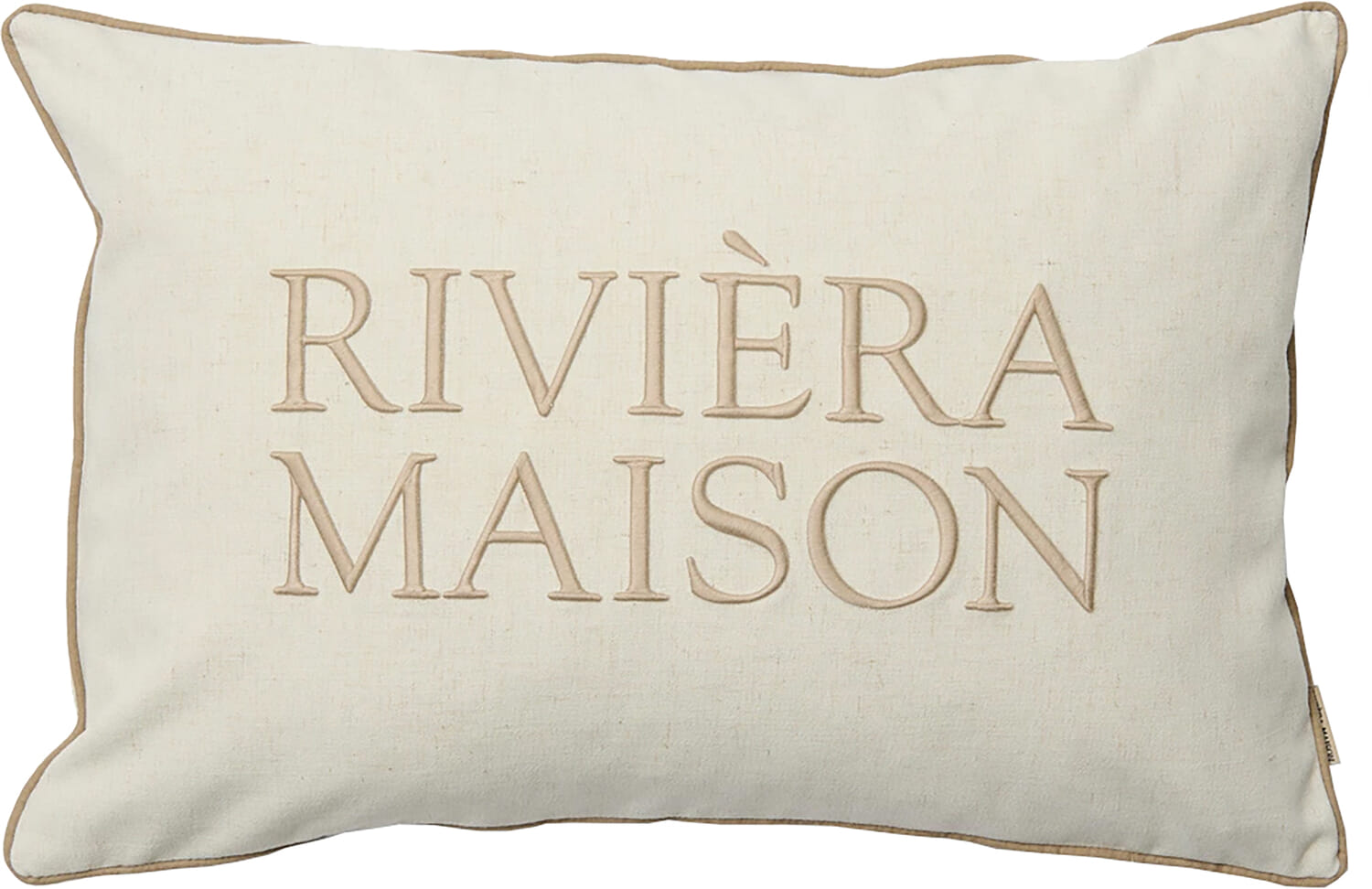 Riviera Maison Samone Pillow Cover 65x45cm Wit
