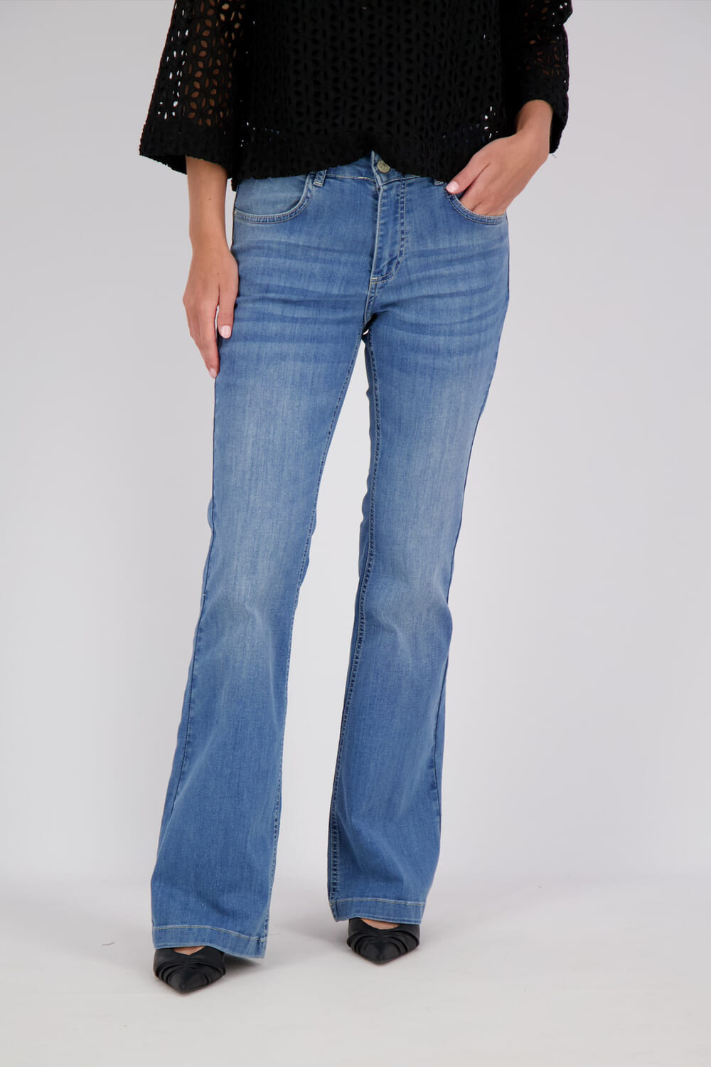 Para Mi Jeans Jade Blauw