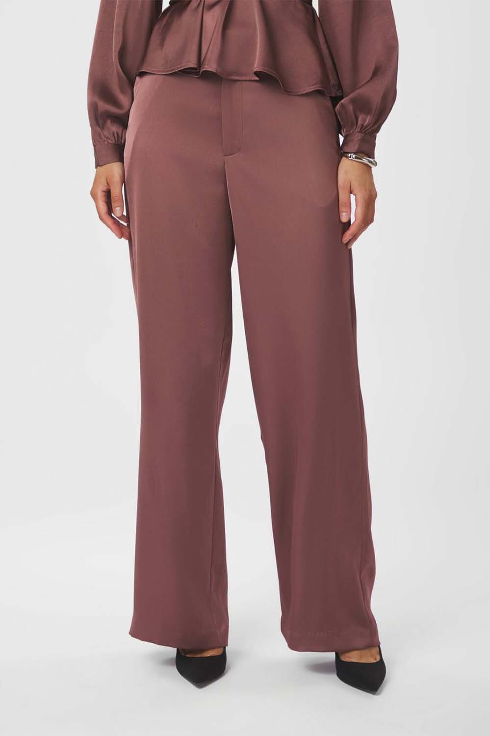 Neo Noir Pantalon Emmett Heavy Sateen Roze