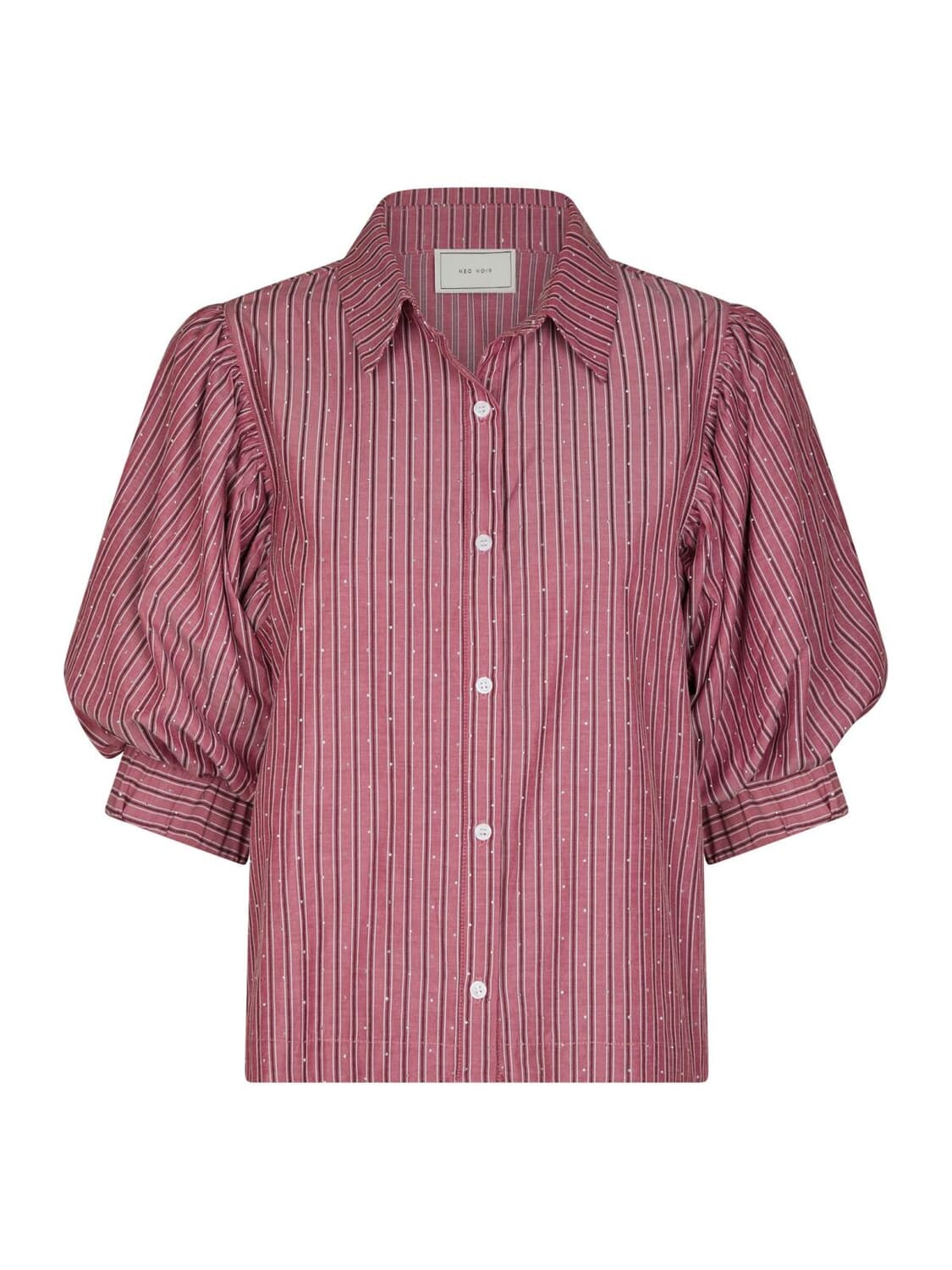 Neo Noir Blouse Etta Soft Stripe Stone Roze