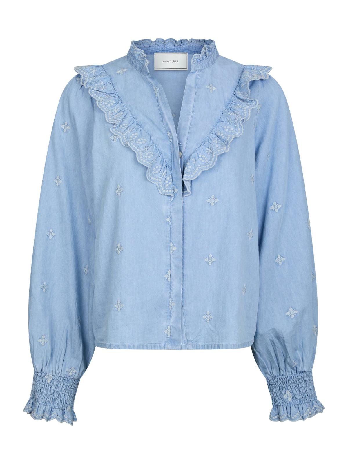 Neo Noir Blouse Degas Denim Blauw