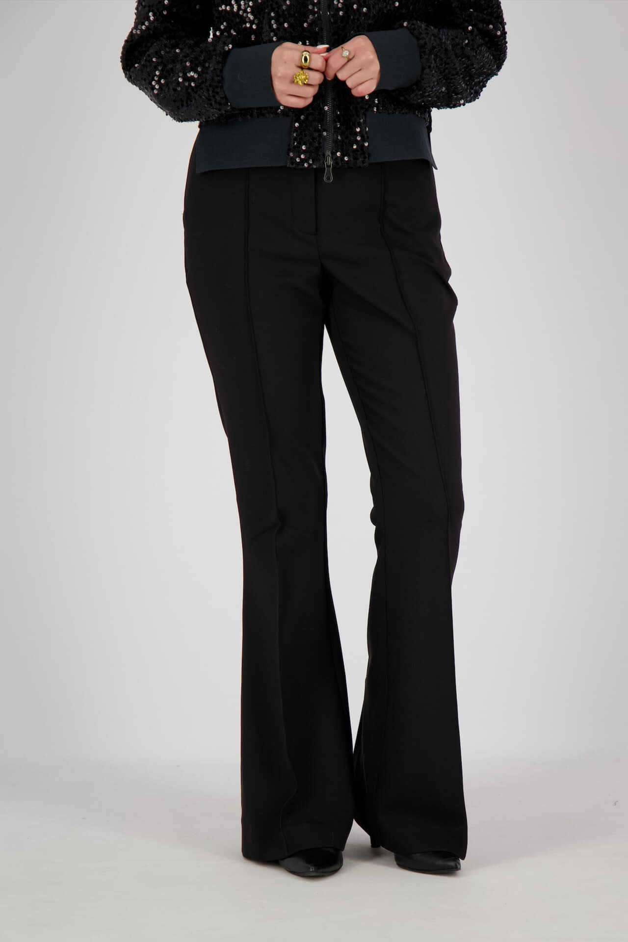 Aaiko Pantalon Glenn Ac Zwart