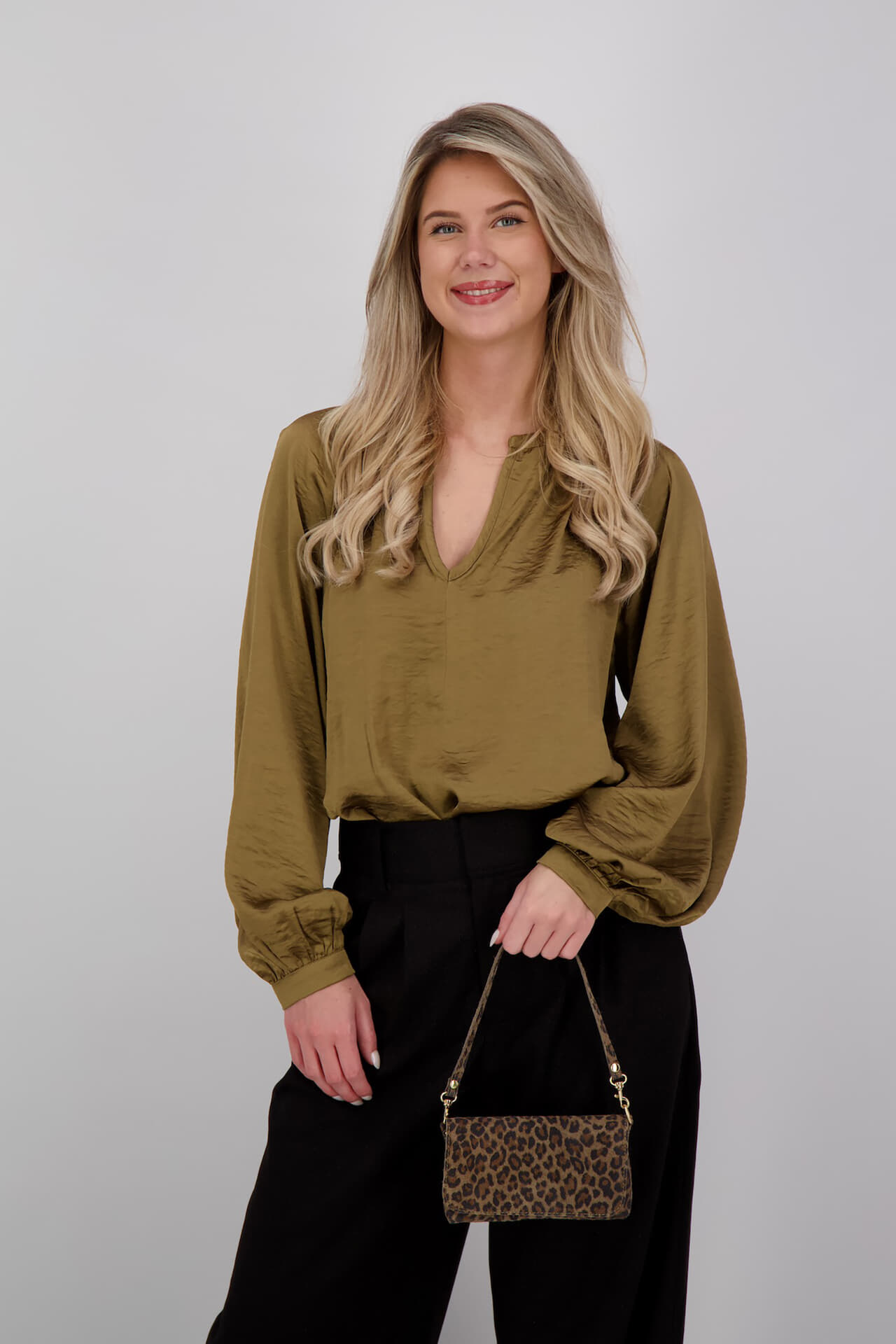 Aaiko Blouse Alanza Groen