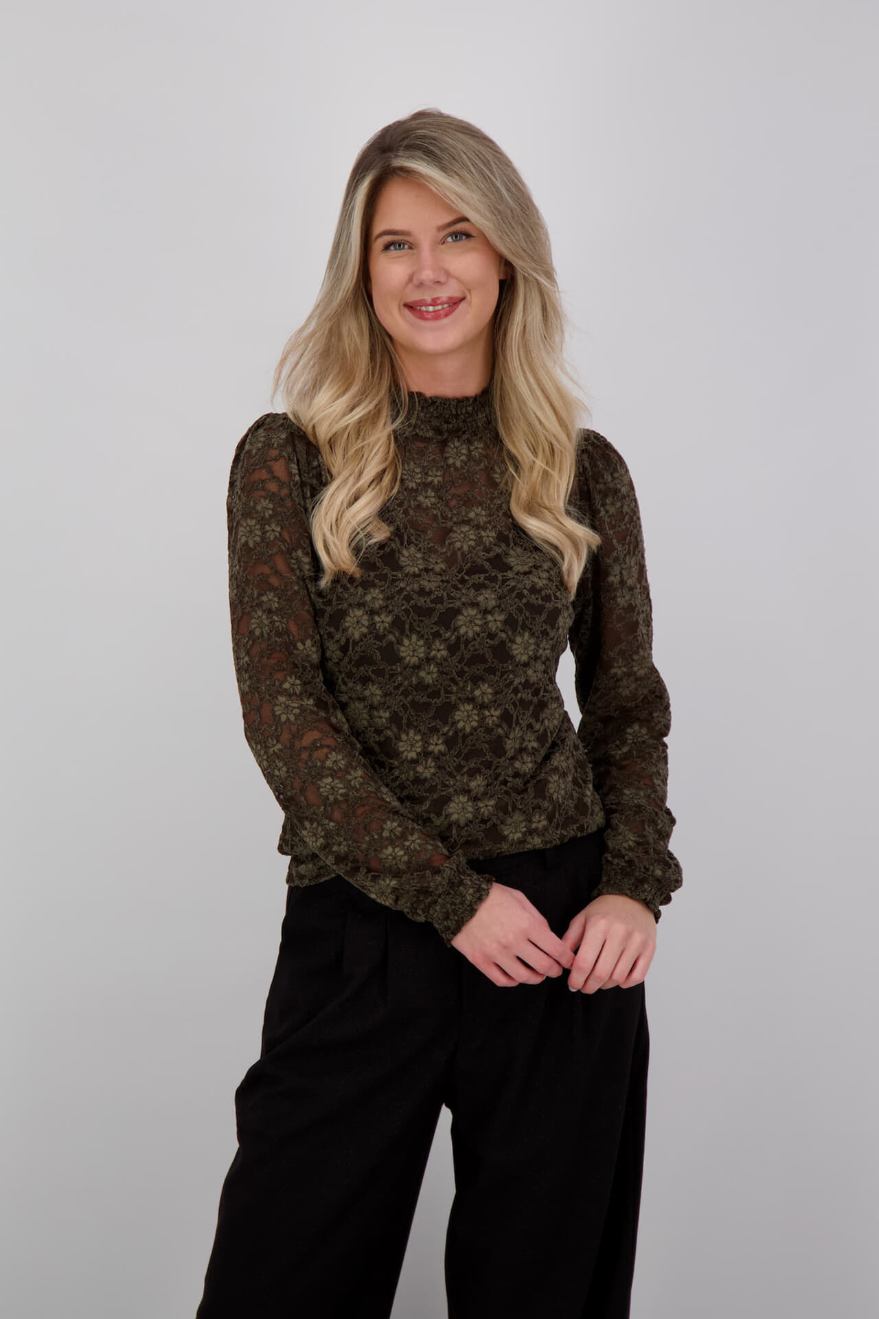 Aaiko Top Tory Lace Groen