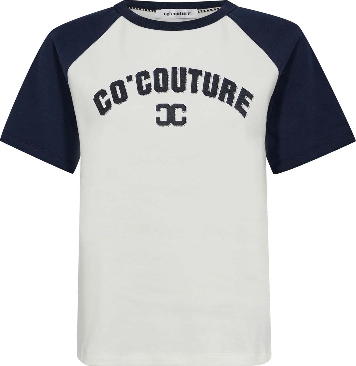 Co'couture T-shirt Edge Block Blauw
