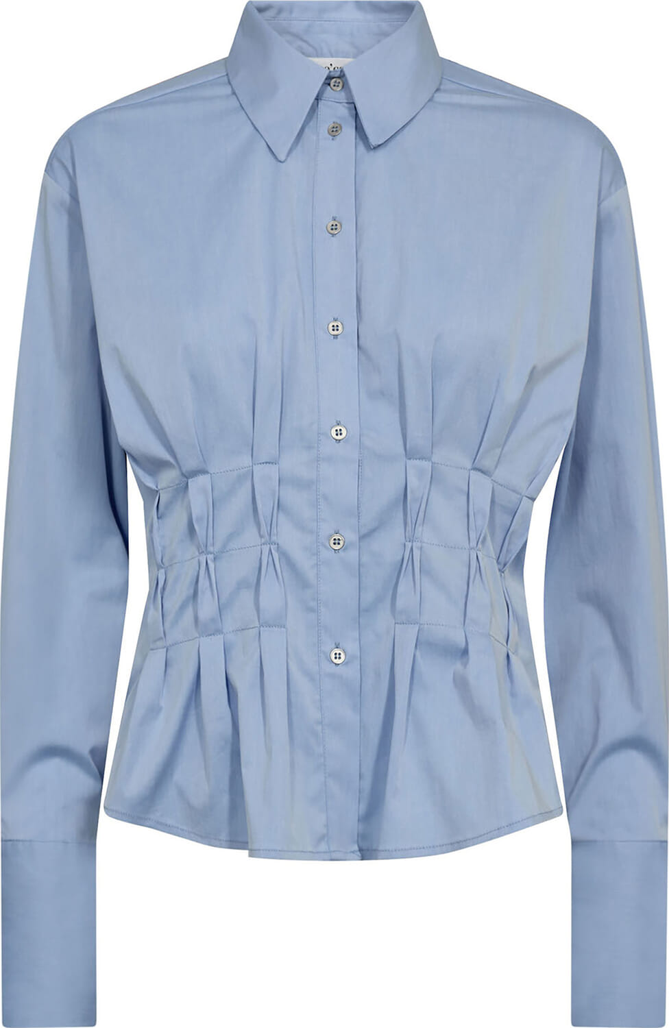 Co'couture poppy cc pleat waist shirt Blauw