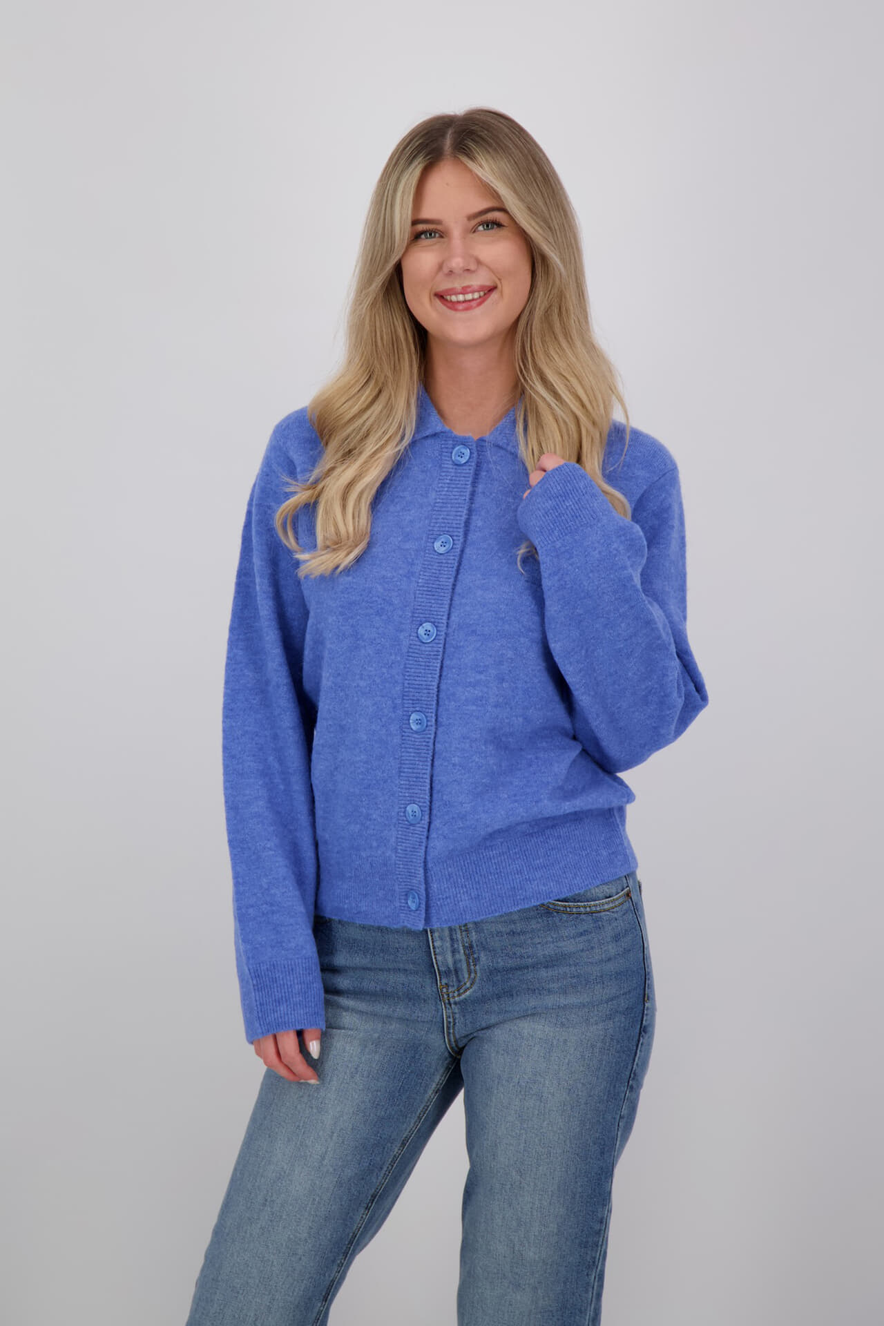 Co'couture Vest Benal Blauw