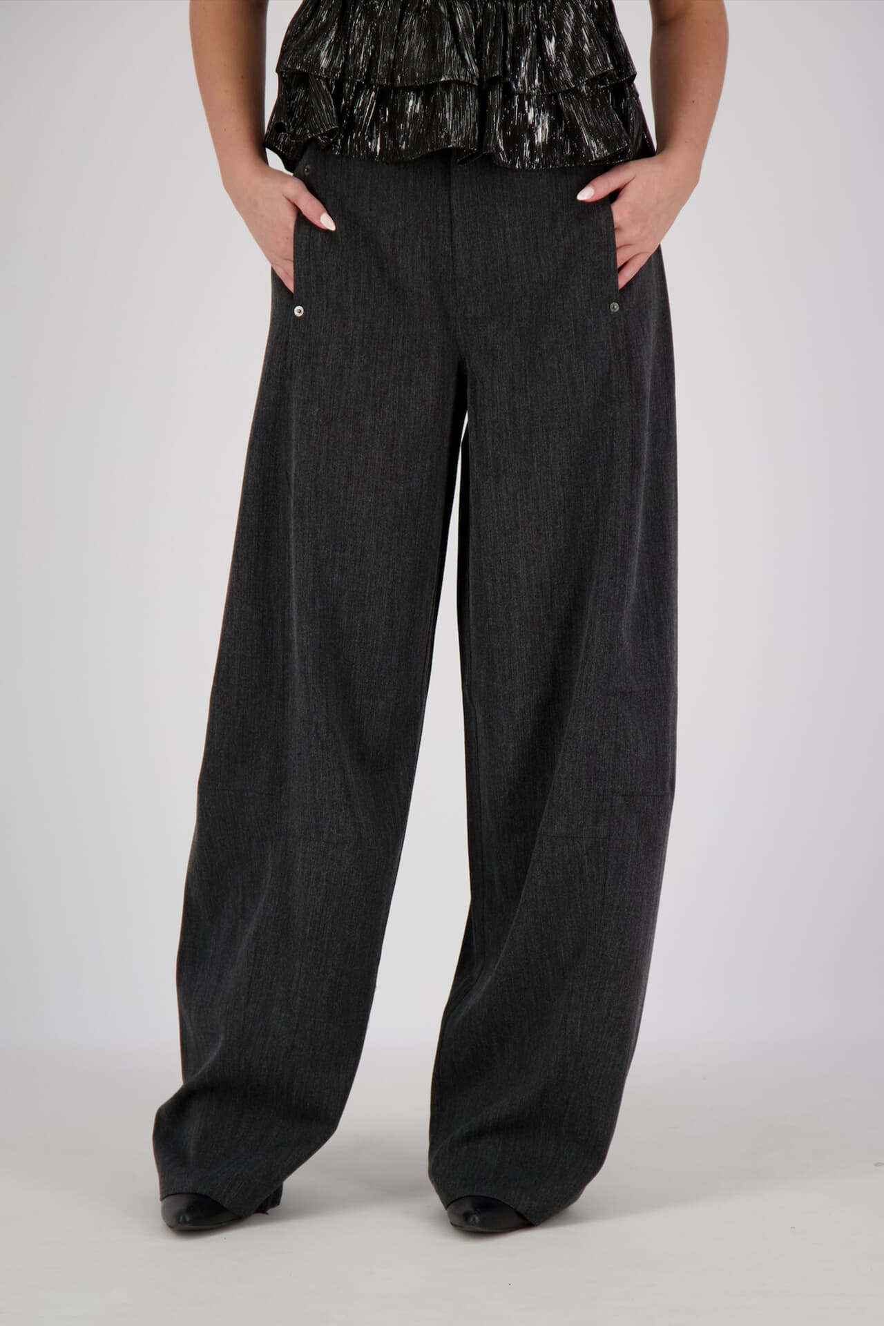 Co'couture Pantalon Susie Antraciet