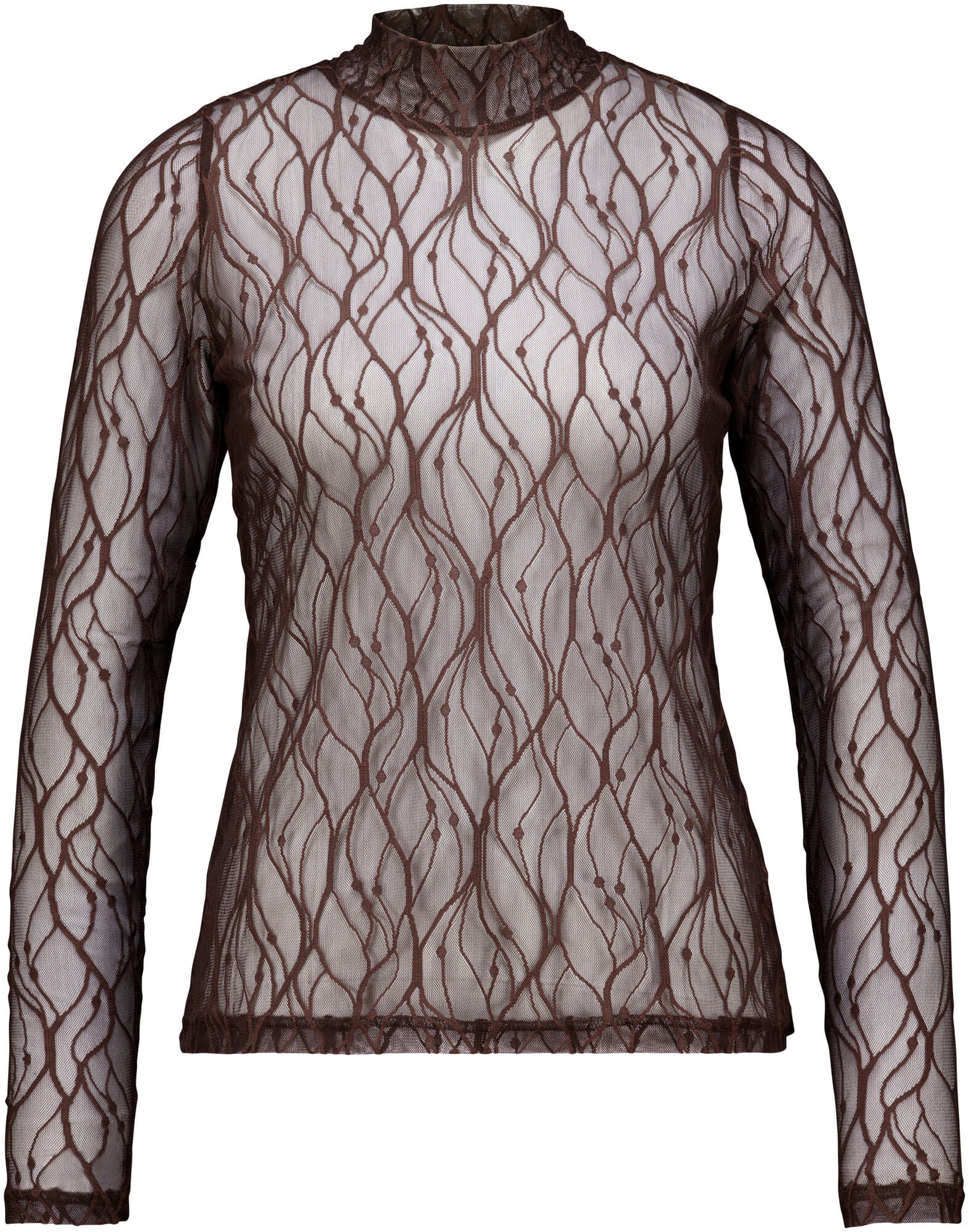 Co'couture Longsleeve Mercy Mesh Bruin