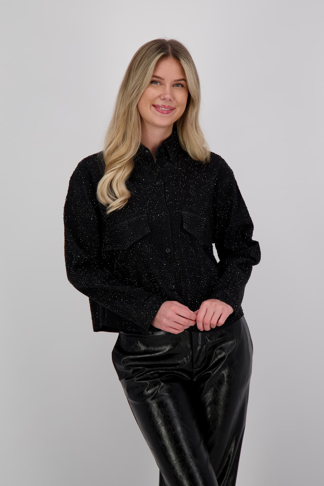 With Black Spijkerjas Dayana Zwart