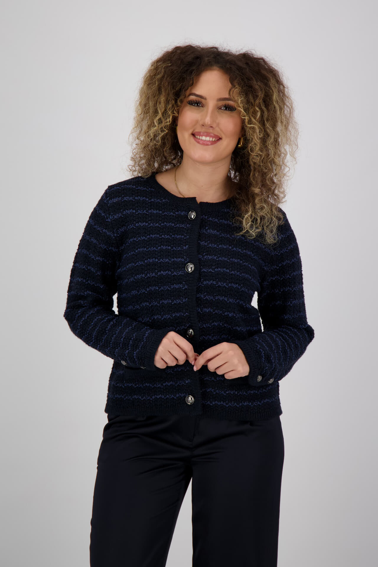 With Black Vest Alfried Navy