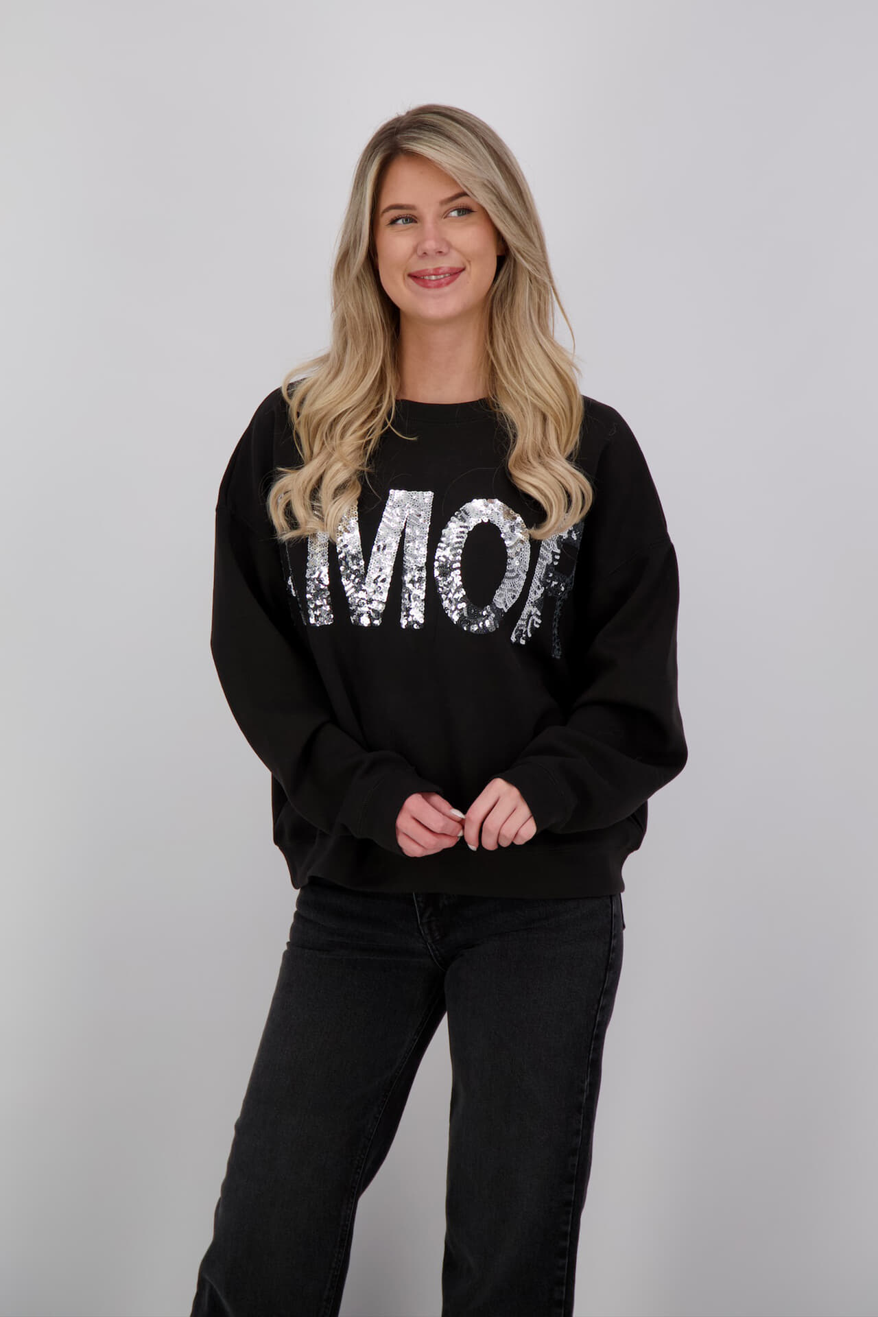 Ichi Sweater Kelicia Zwart