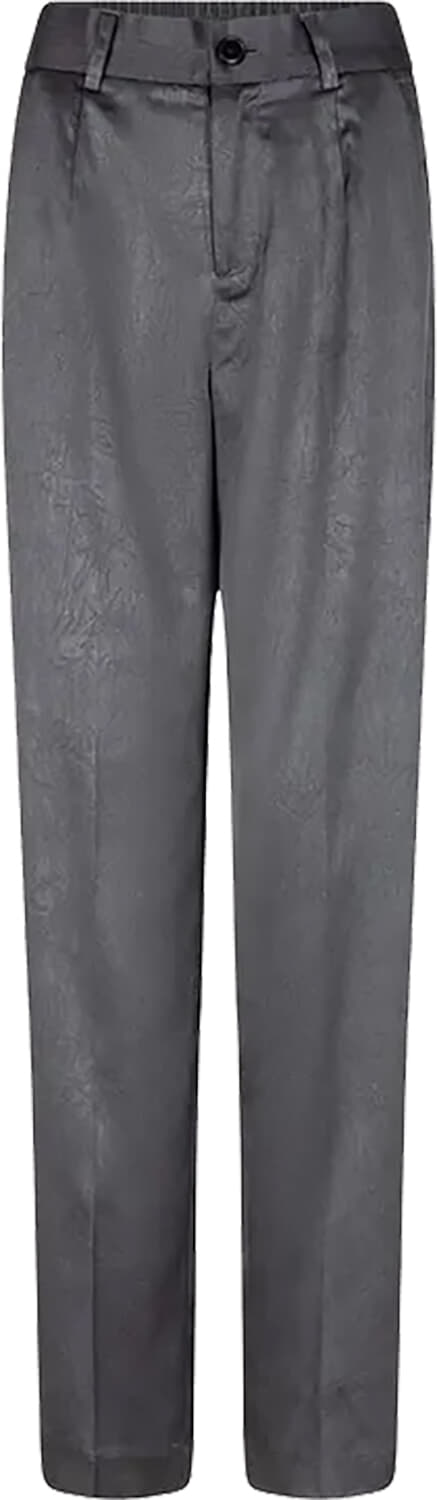 Esqualo Pantalon Shimmer Crinkle Antraciet