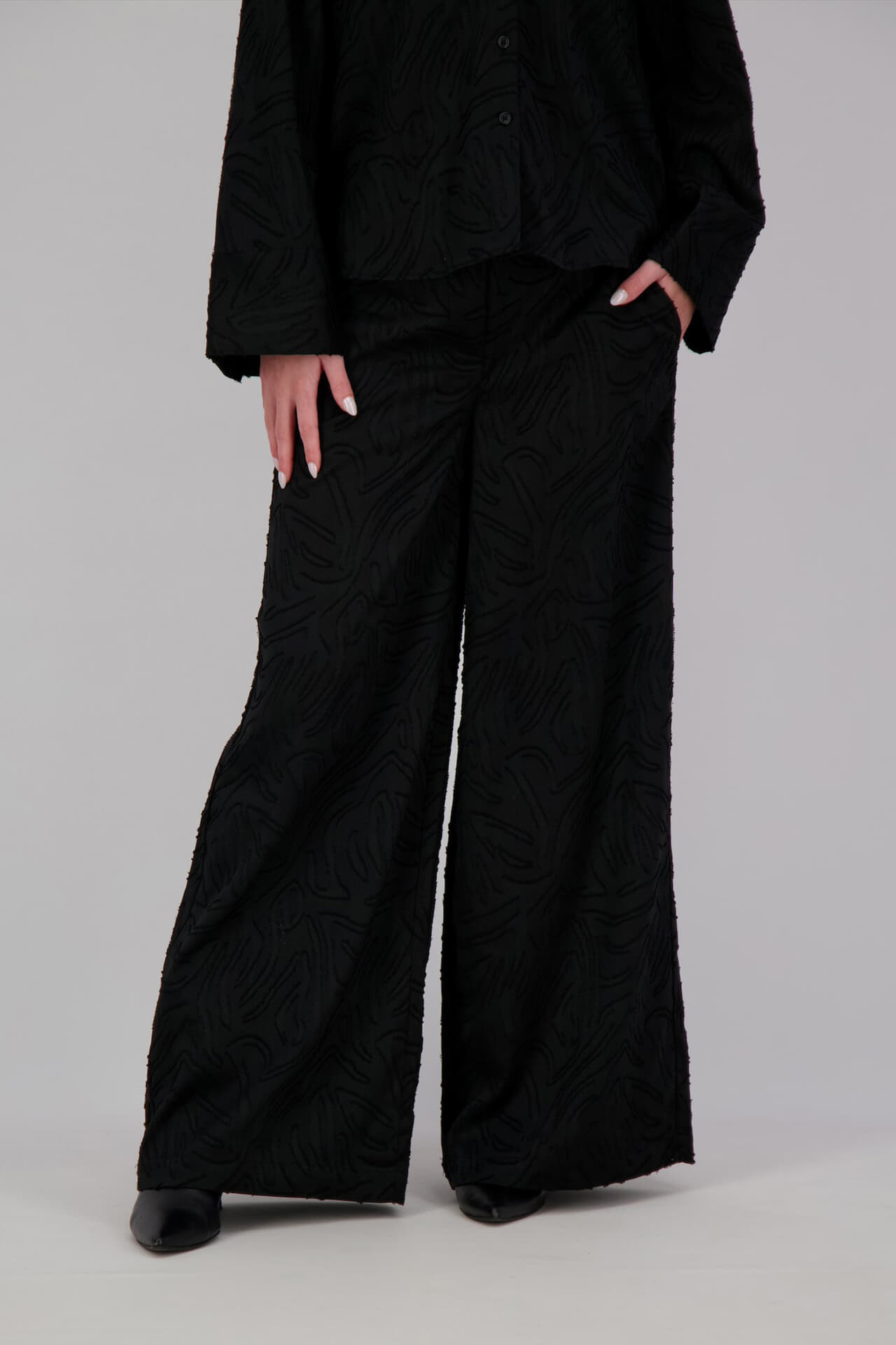 Freequent Pantalon Minna Zwart