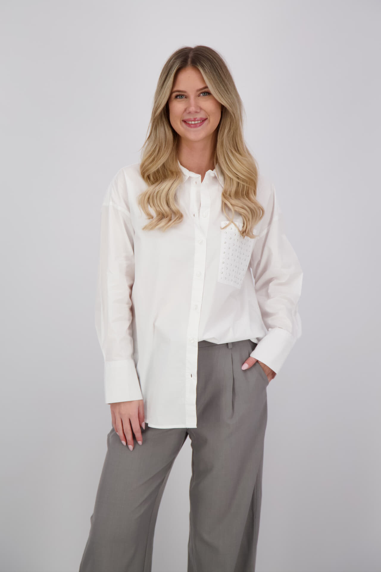 Freequent Blouse Kamille Wit