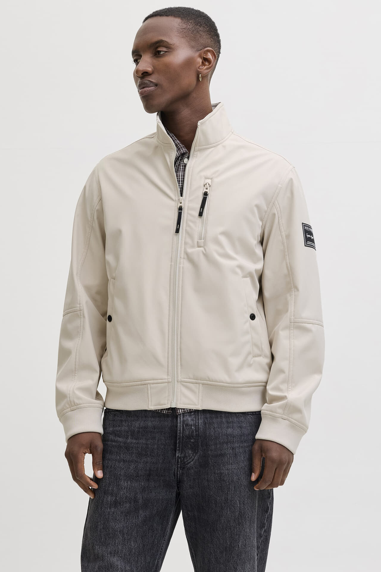 Jack & Jones Softshell Bomber Parker Beige