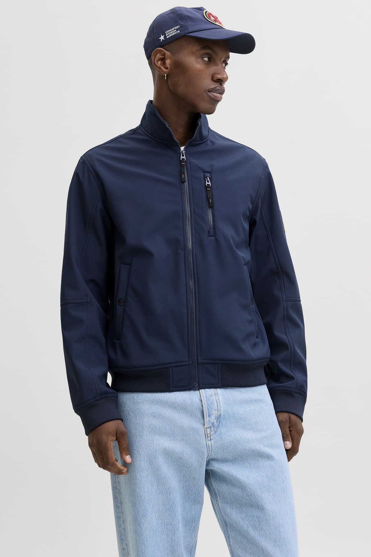 Jack & Jones Softshell Bomber Parker Navy