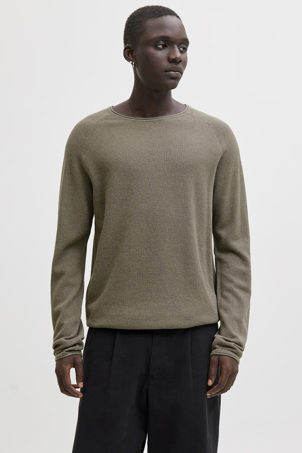 Jack & Jones Trui Hill Kaki