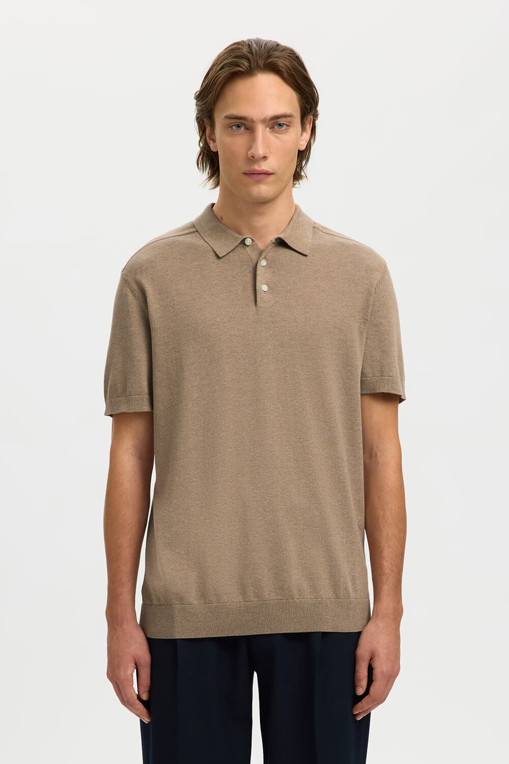 Selected Homme Polo Berg Beige