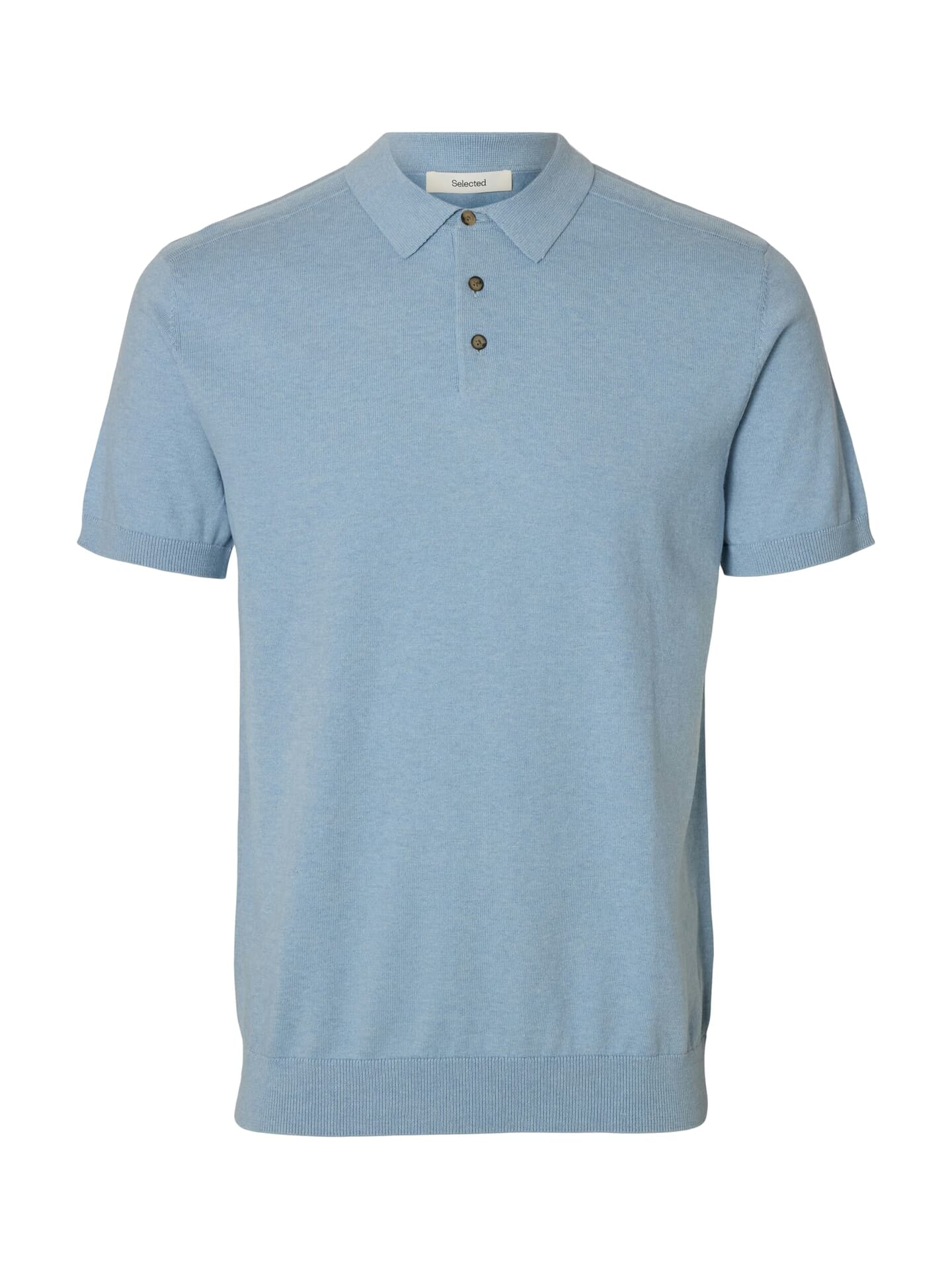 Selected Homme Polo Berg Hemelsblauw
