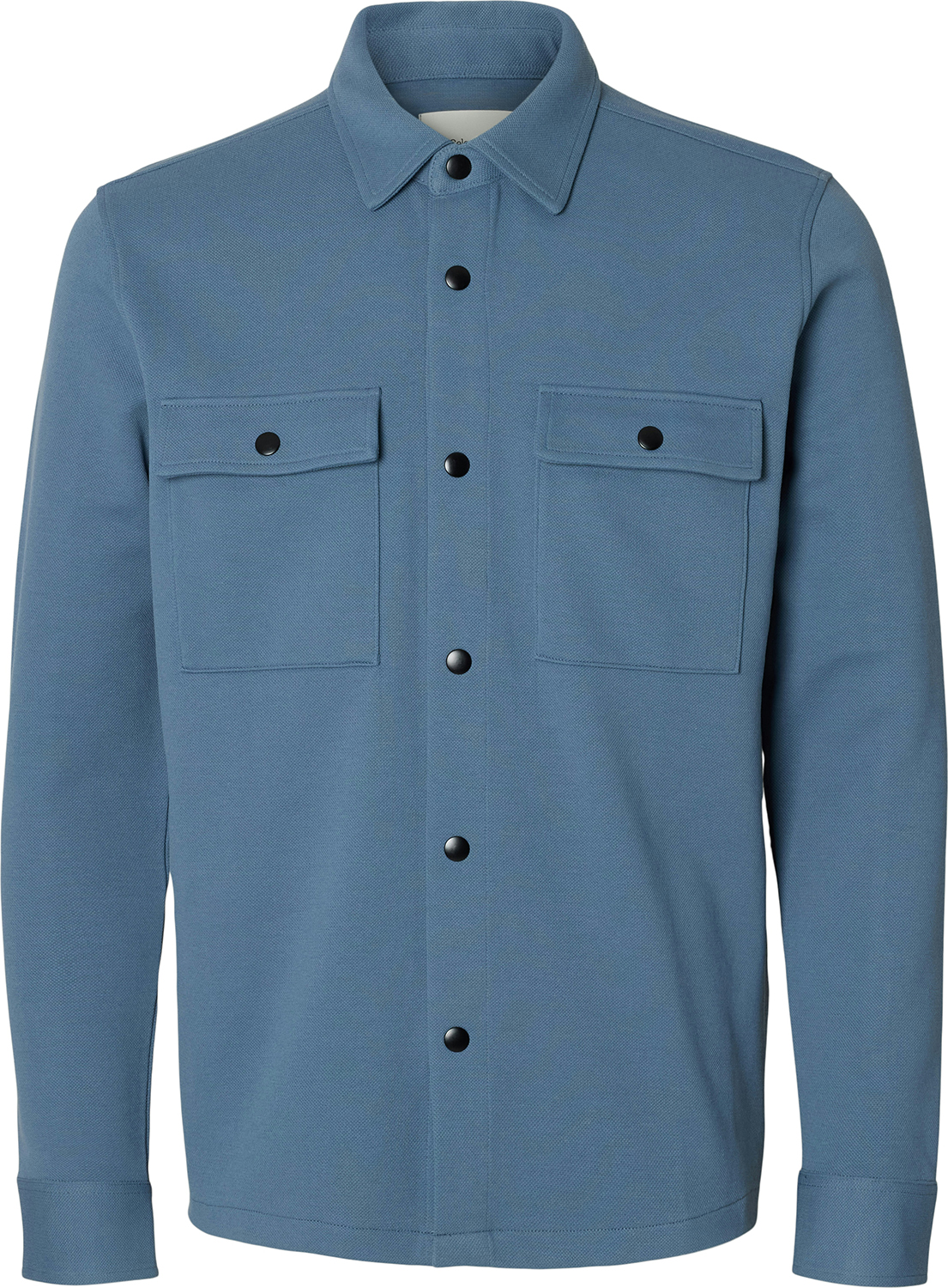 Selected Homme Overshirt Jackie Sweat Blauw