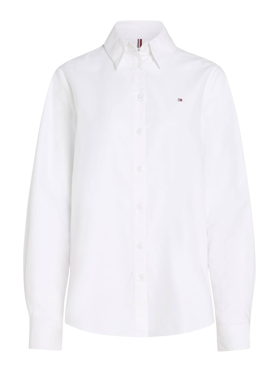 Tommy Hilfiger Blouse Oxford Relaxed Fit Wit