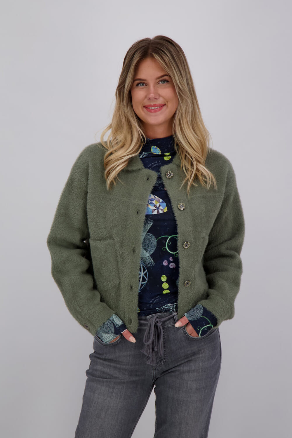 Rino & Pelle Boxy Vest Bubbly Groen