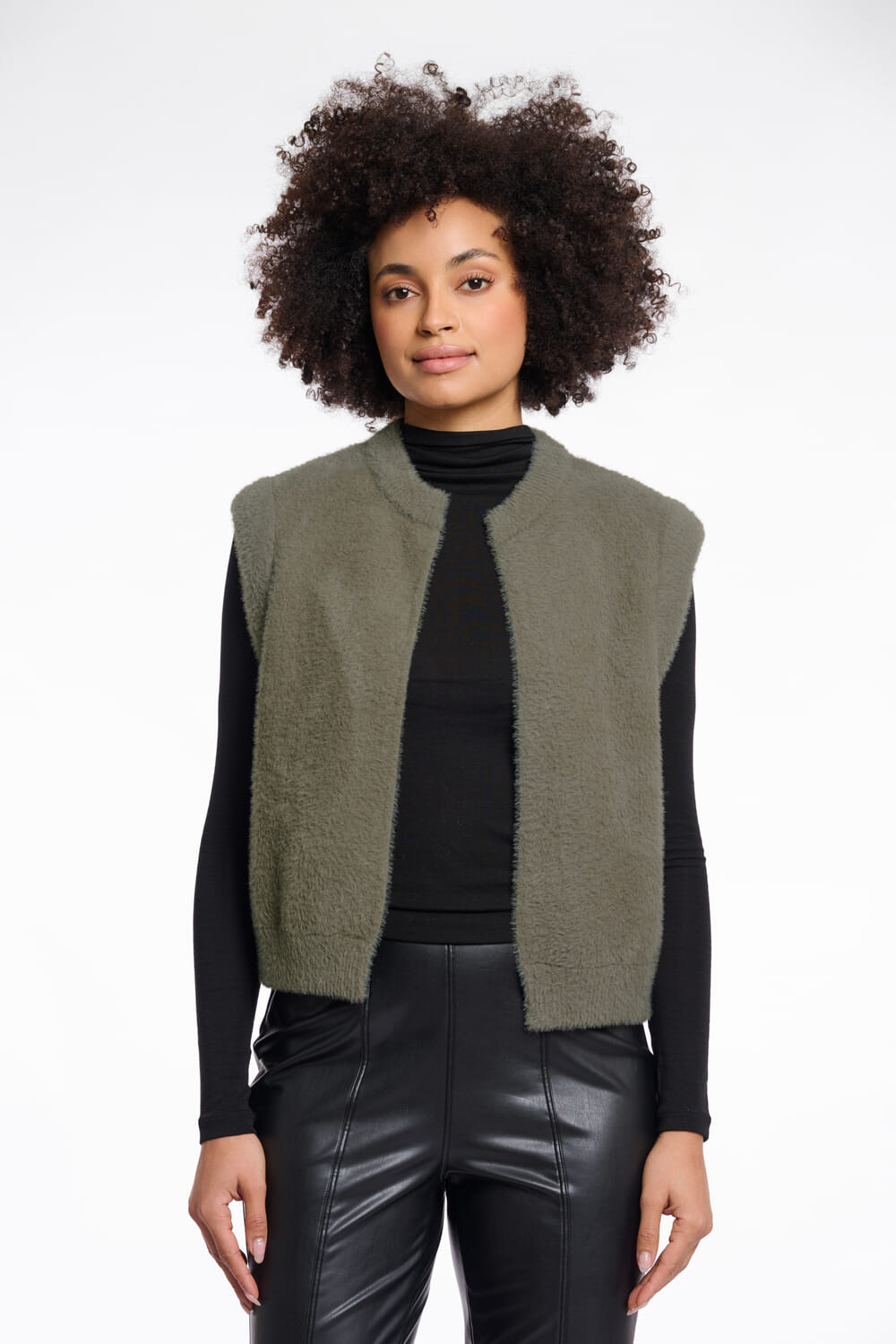 Rino & Pelle Gilet Elona Groen