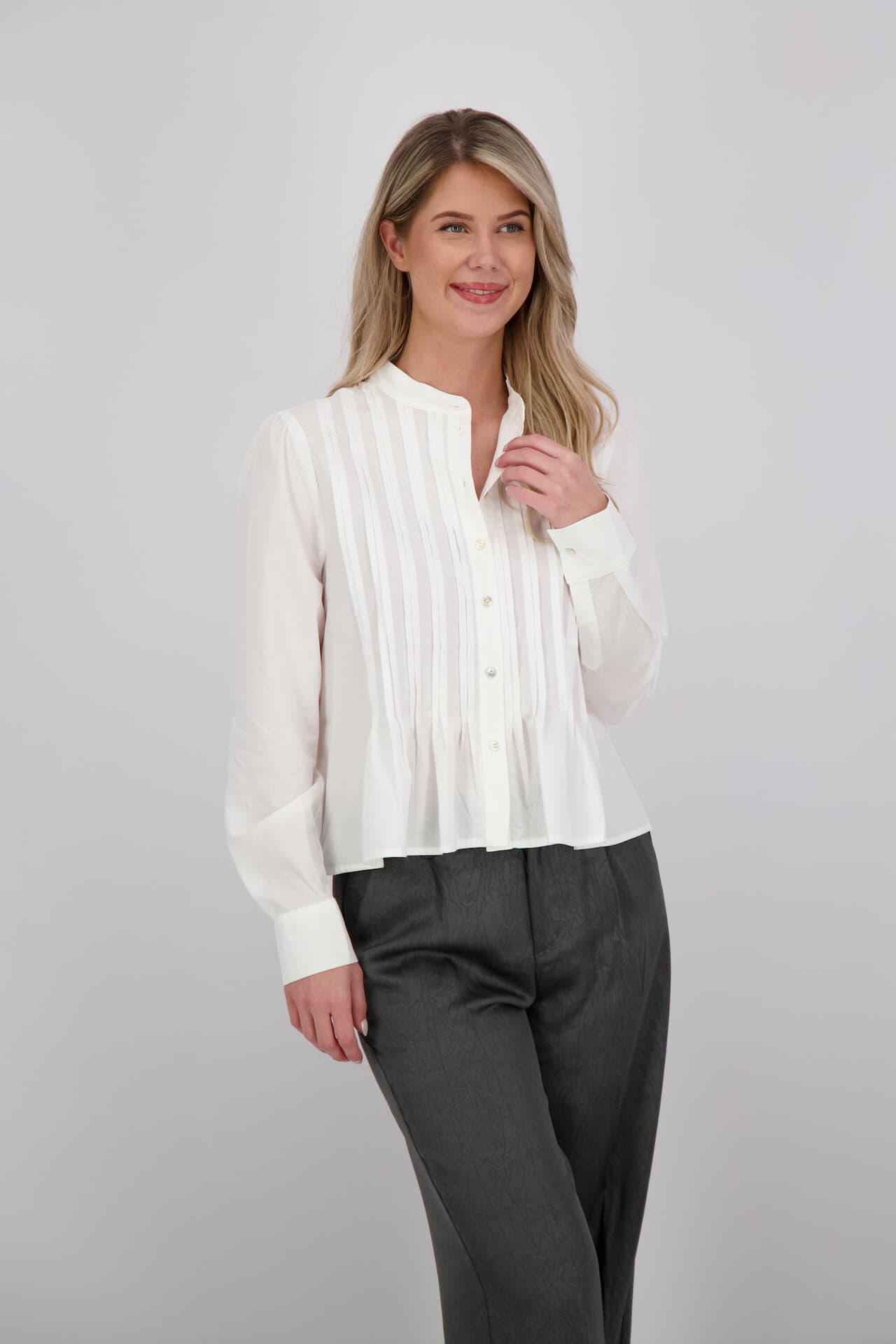 JC Sophie Blouse Kansas Wit