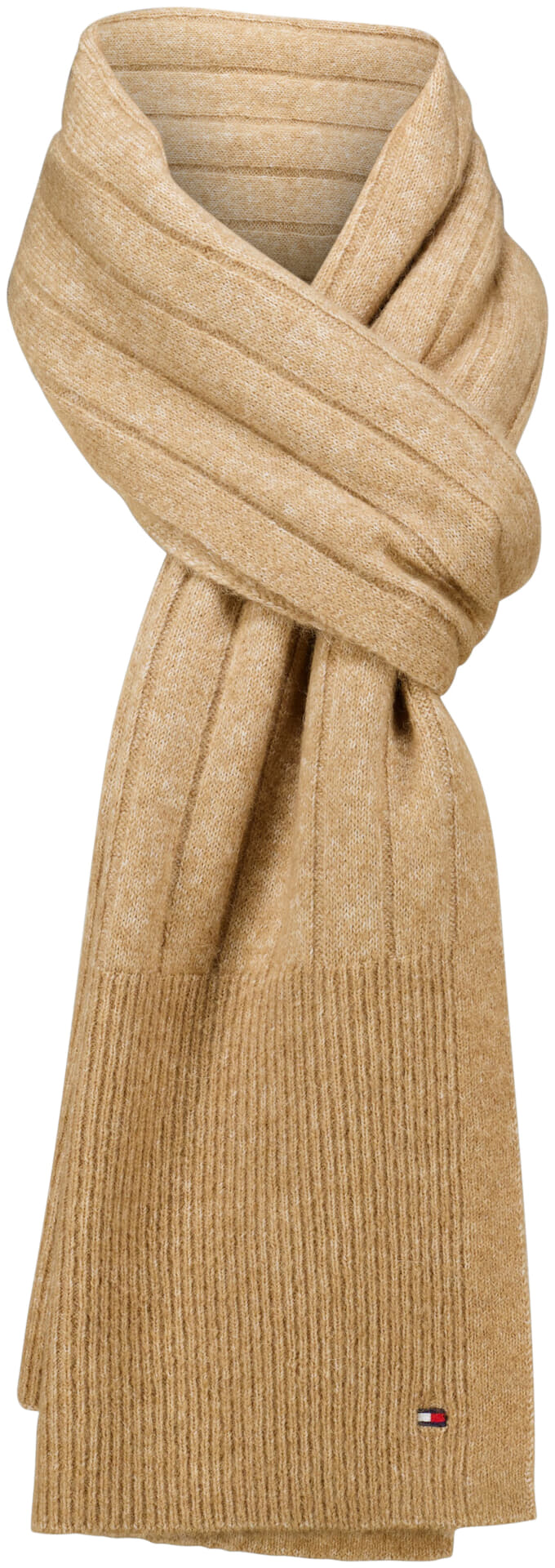 Tommy Hilfiger Sjaal  Flag Fluffy Camel