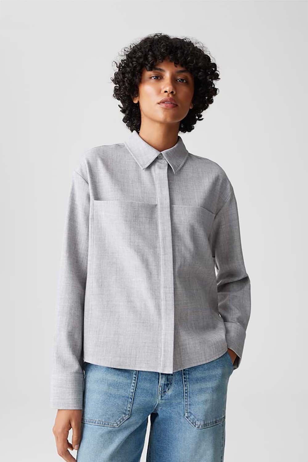 Opus BlouseFelange Grijs