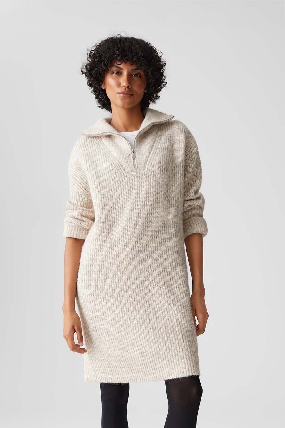 Opus Jurk Wonelli Beige