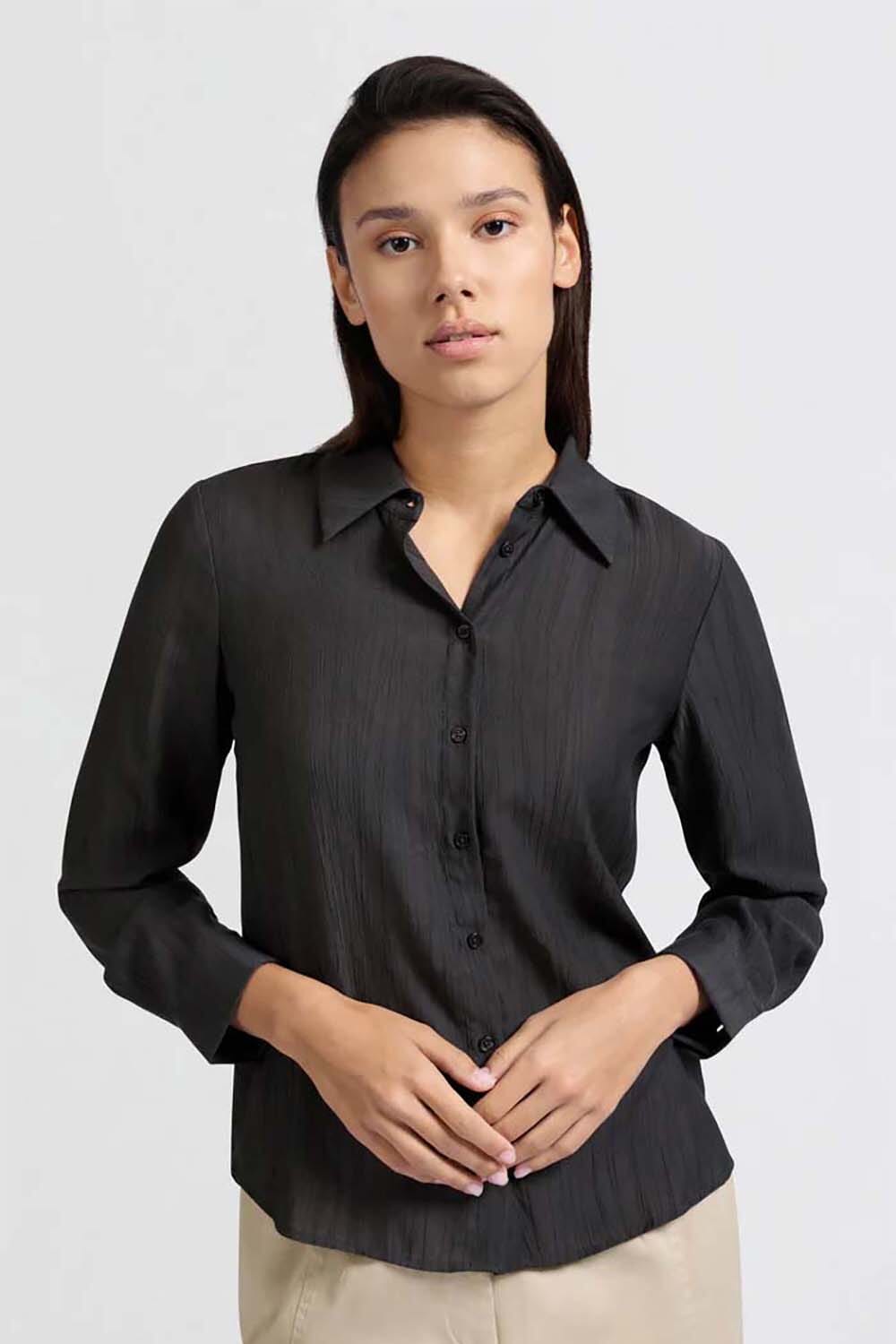 Yaya Blouse Zwart
