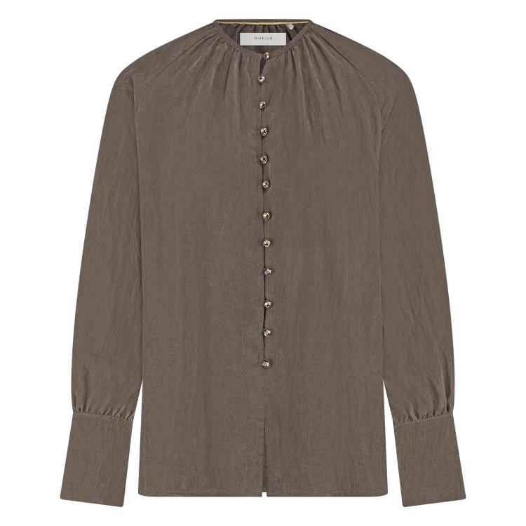 Nukus Blouse Sterre  Taupe