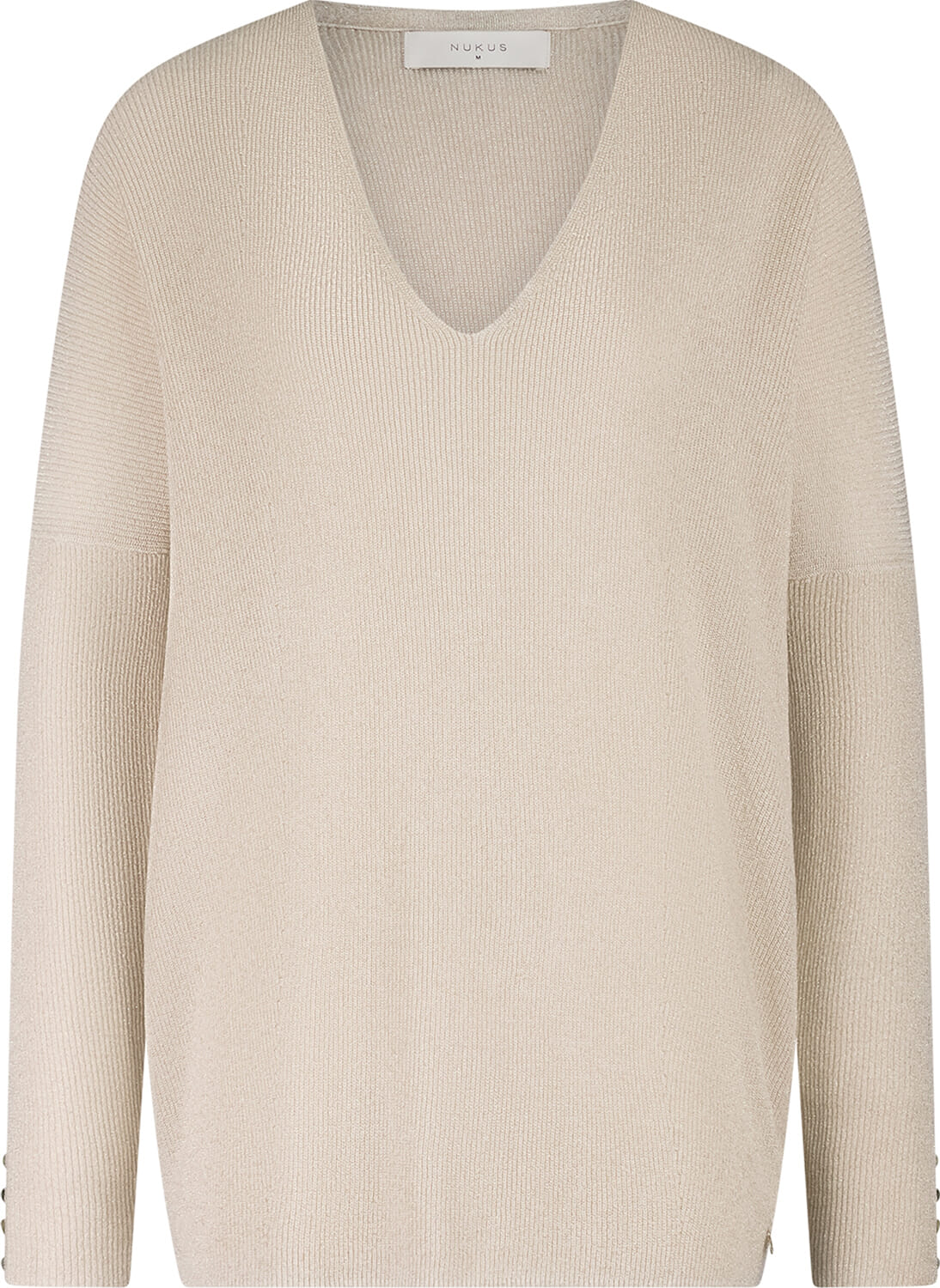 Nukus Pullover Rosalie lurex Wit