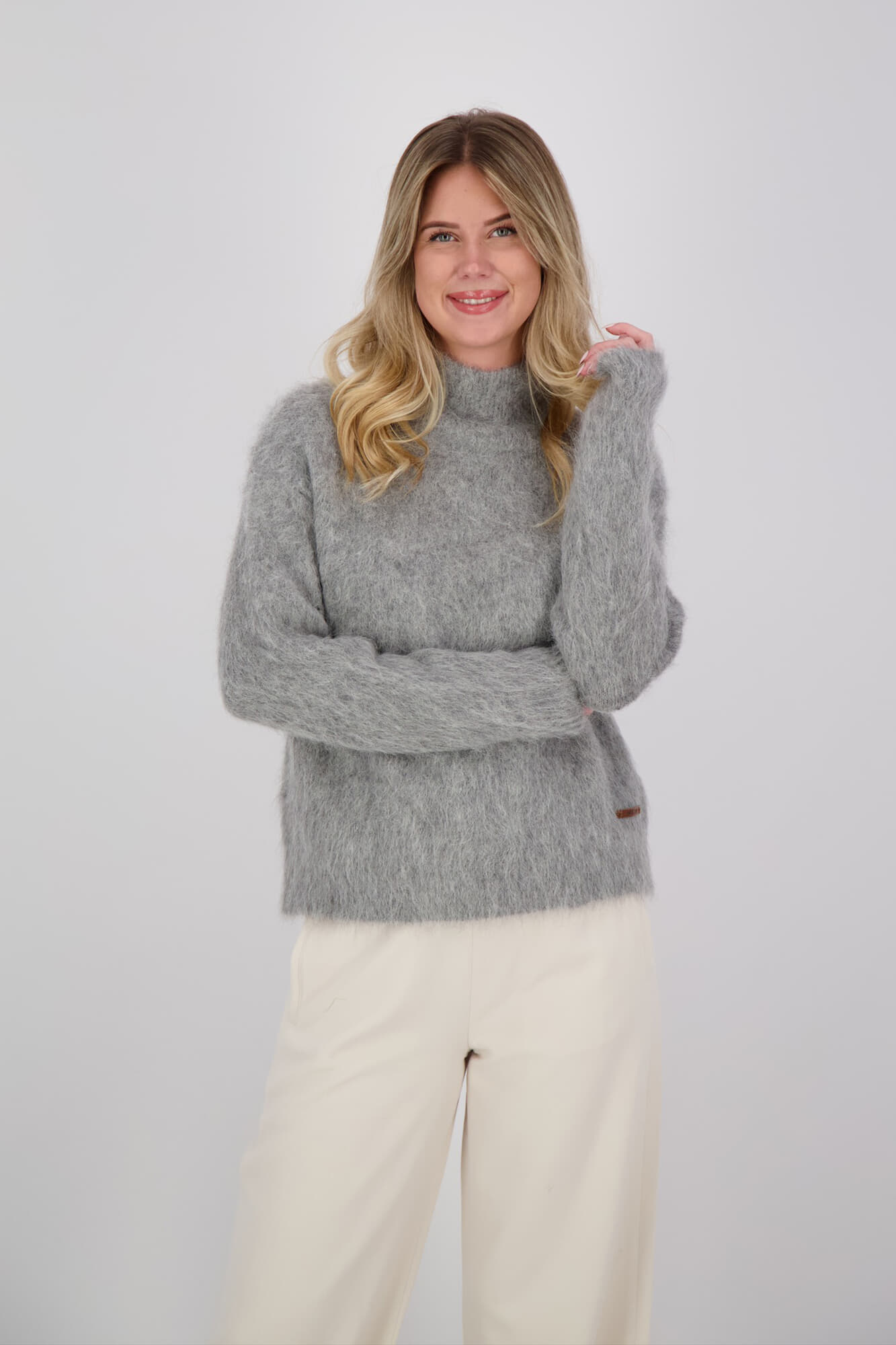 Moscow Trui Ashley Alpaca Grijs