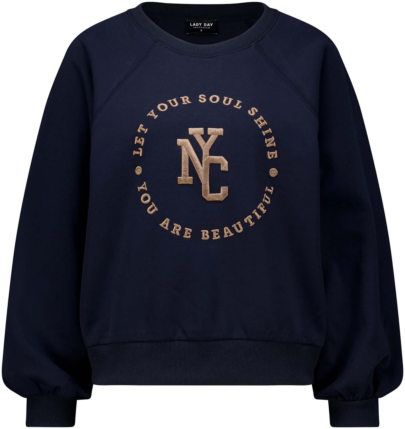 Lady Day Sweater Joyce Blauw