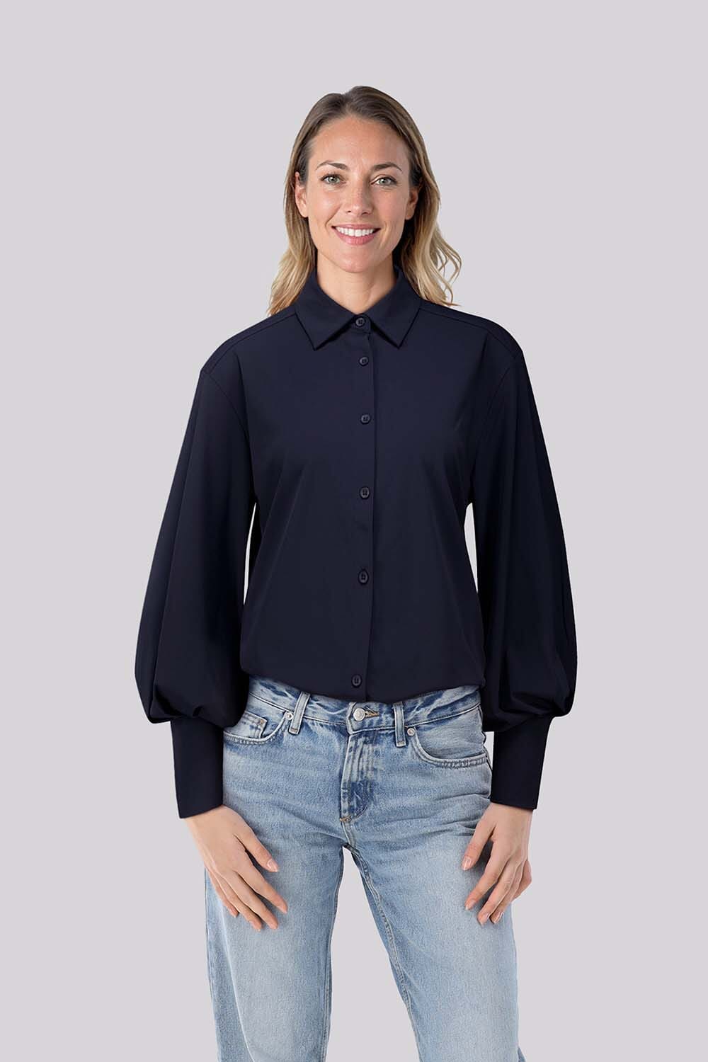 Lady Day Blouse Ilse Blauw