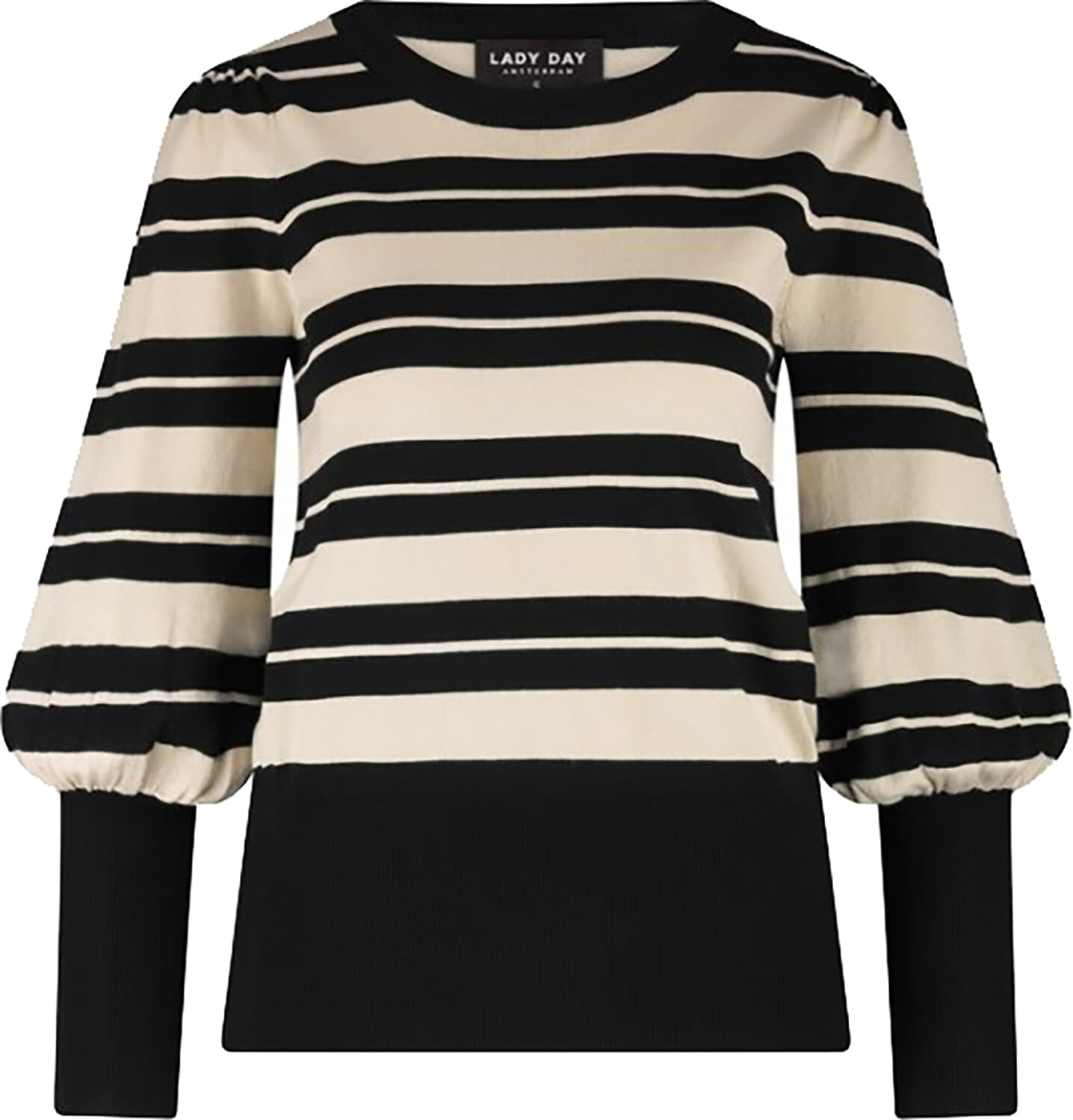 Lady Day Tracy stripe Zwart