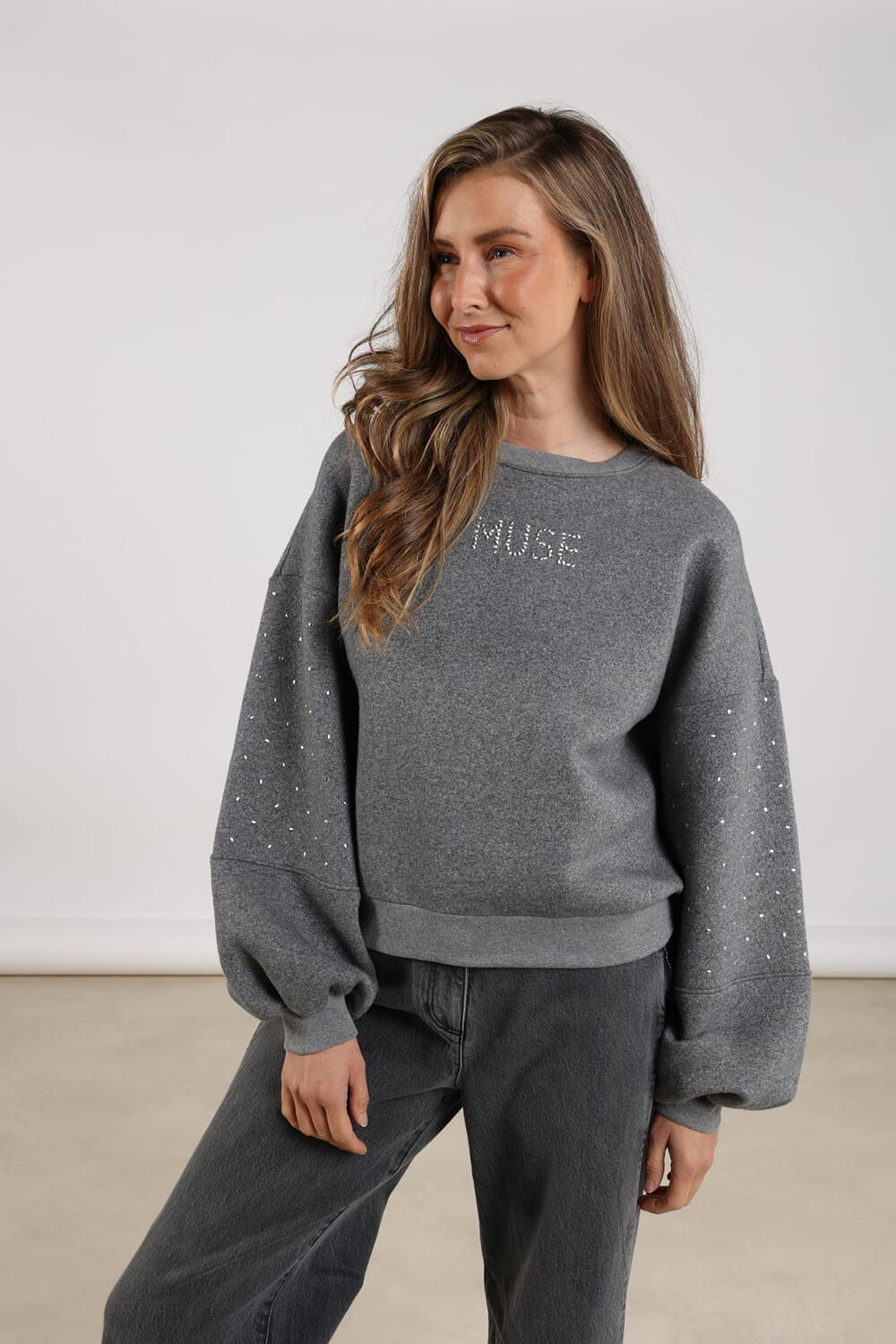 Nukus Pullover Little  Antraciet