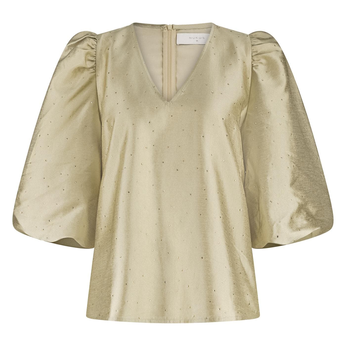 Nukus Blouse Delilah Strass Geel