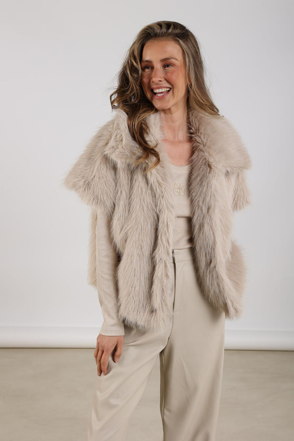 Nukus Gilet Loua  Bruin