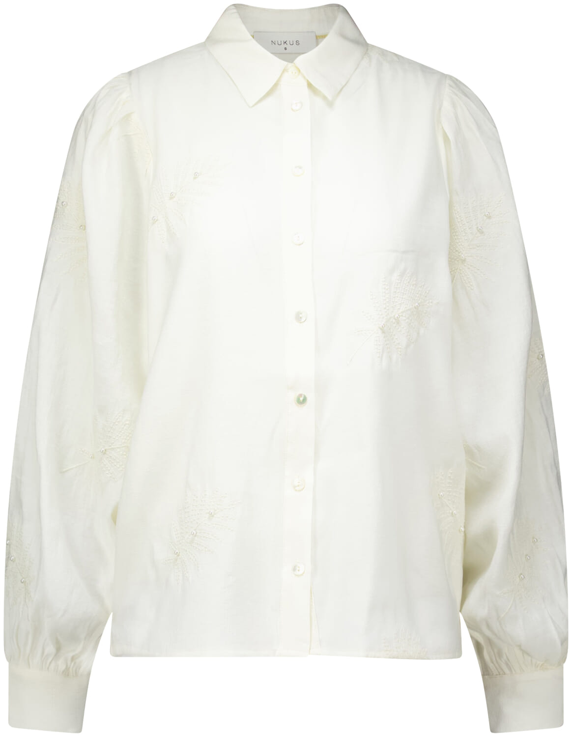 Nukus Blouse Milanova Pearl Wit