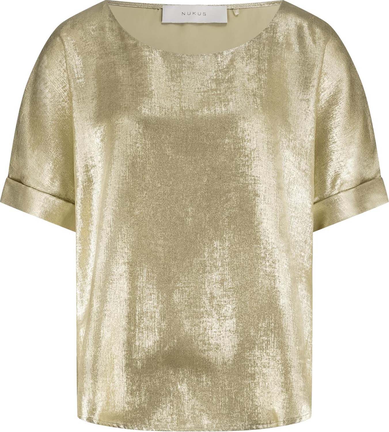 Nukus Top Irene Shiny Geel