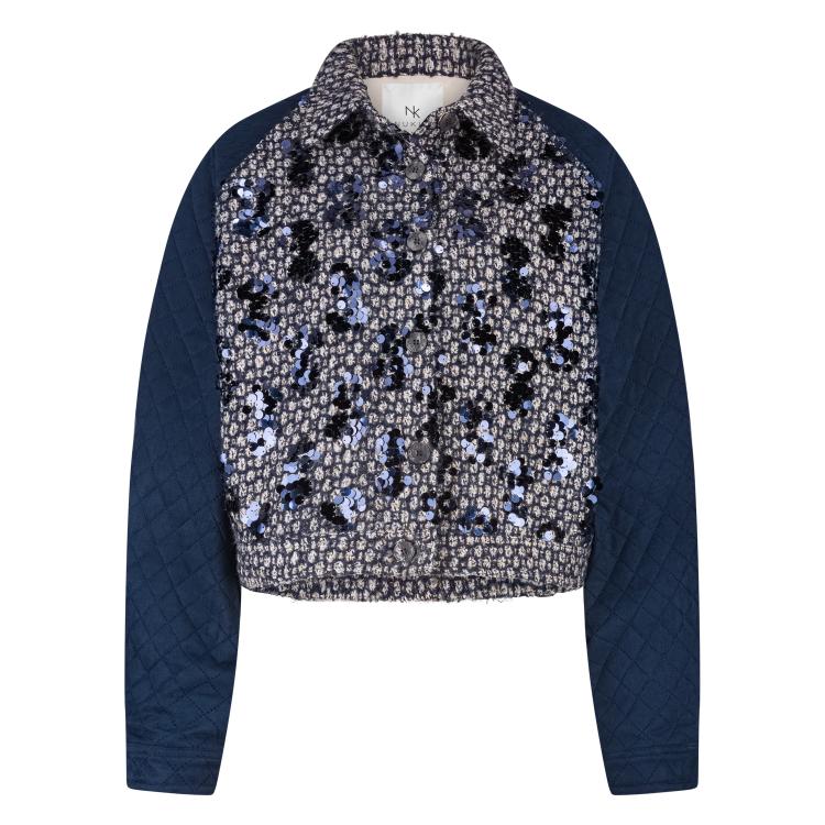 Nukus Vest Milou Paillet Blauw